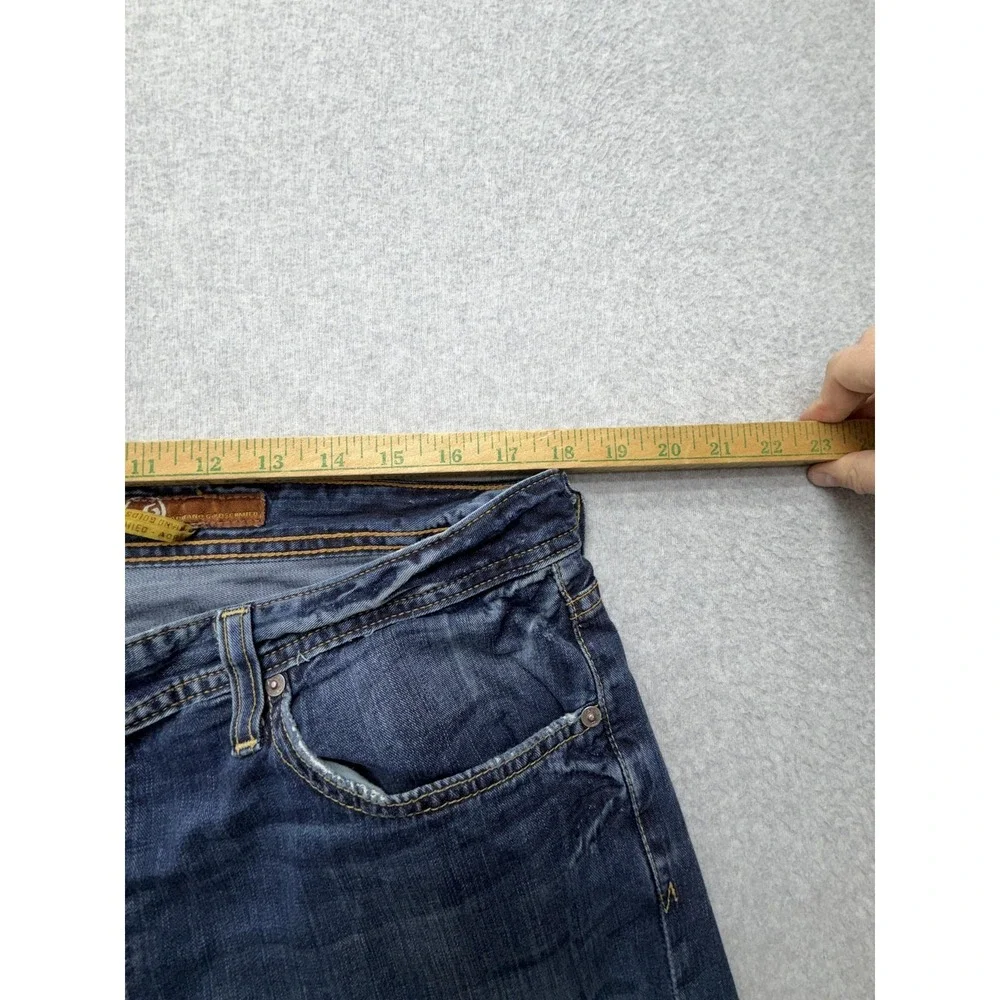 AG Adriano Goldschmied The Hero Jeans Mens 36x32 Medium Wash Relaxed Straight